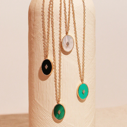 Collier Cassiopée — vue de face — Sophie et Ju