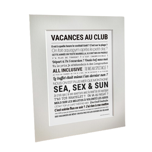 Affiche "Vacances au Club"