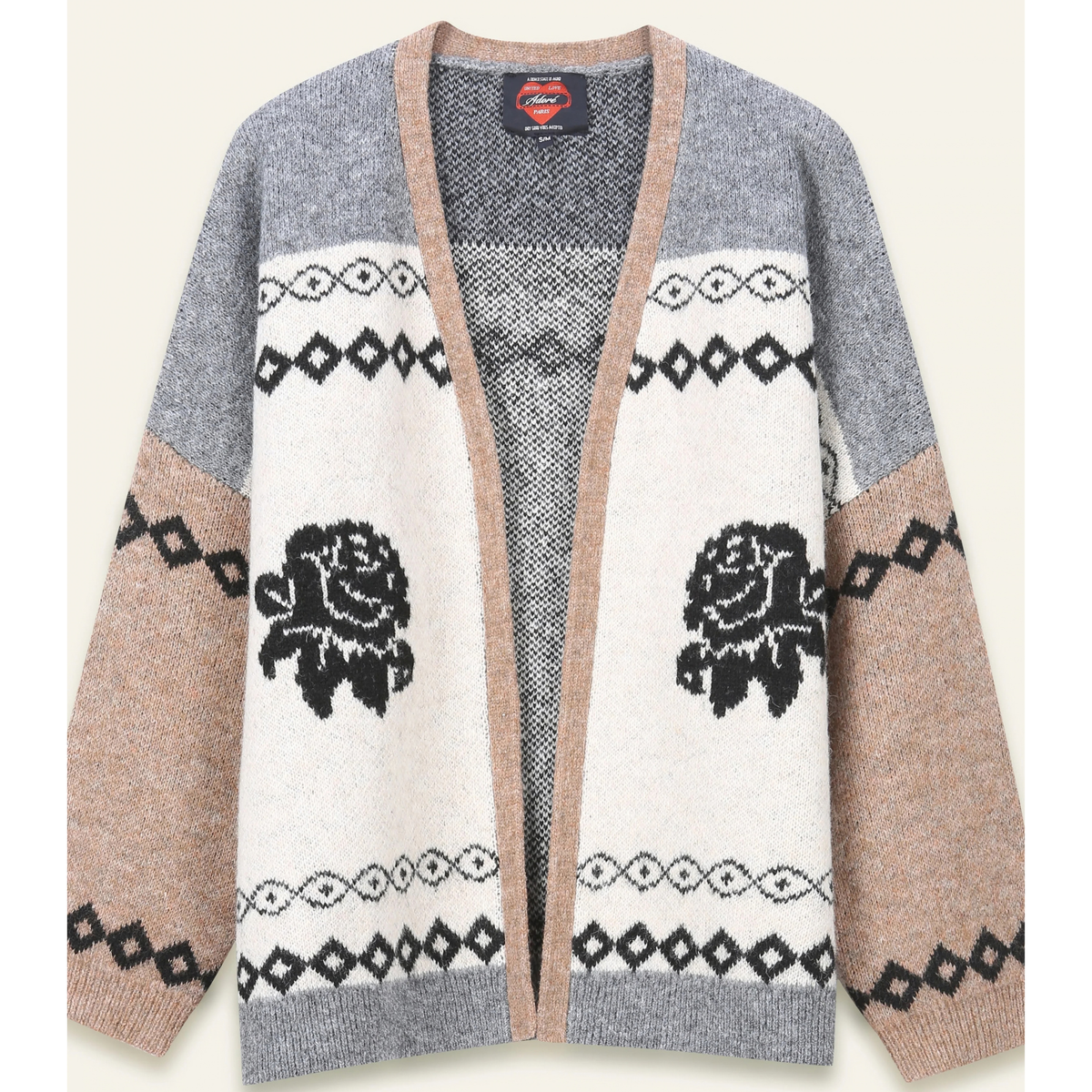 Gilet AZALEIA écru beige
