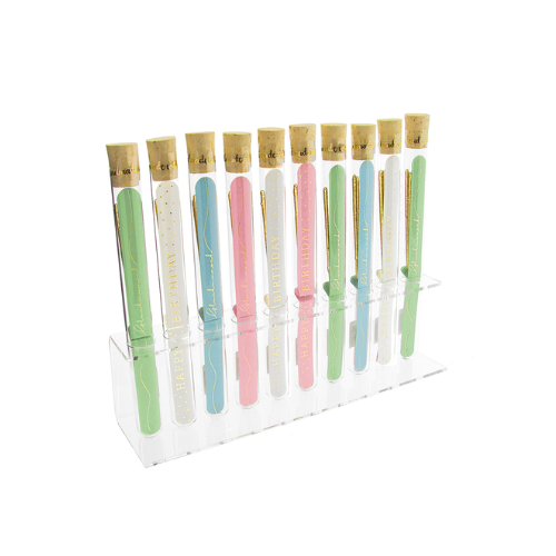 Bougie d'ambiance - tube à essai - HAPPY BIRTHDAY