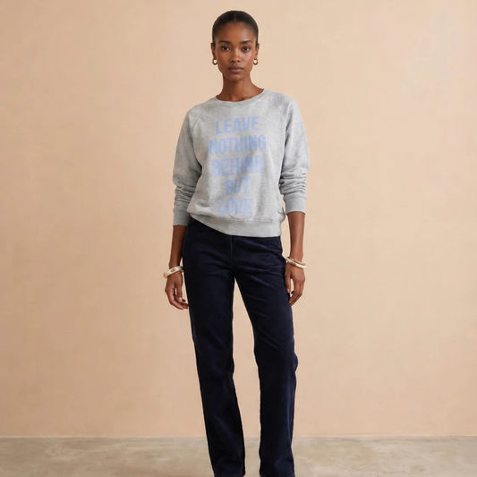 Pull LOVING gris chiné