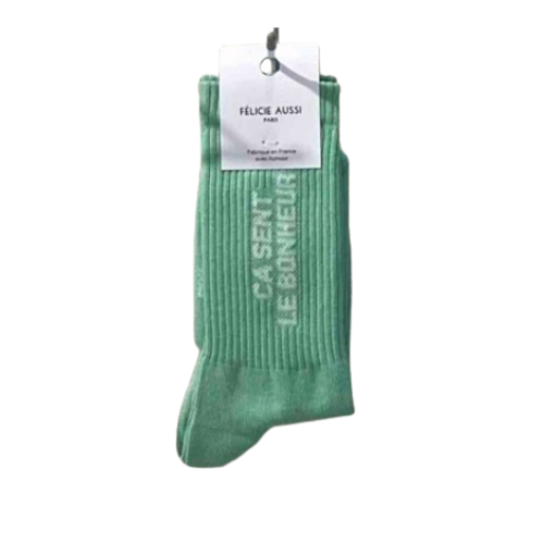 Chaussettes CA SENT LE BONHEUR — Sophie et Ju