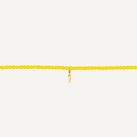 Collier-Bracelet Jaune Néon