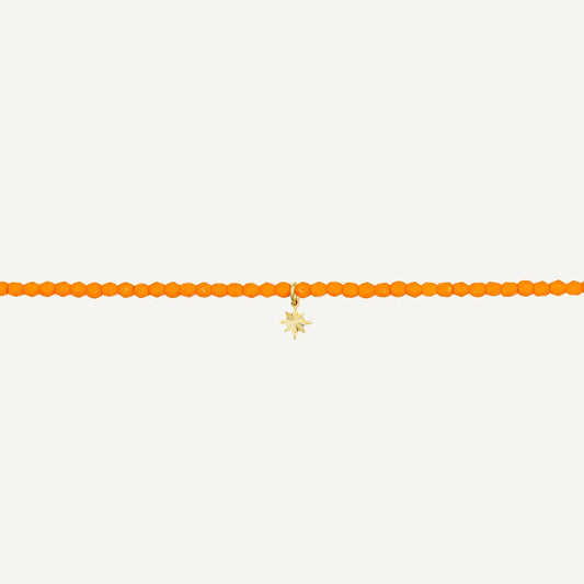 Collier-Bracelet Orange