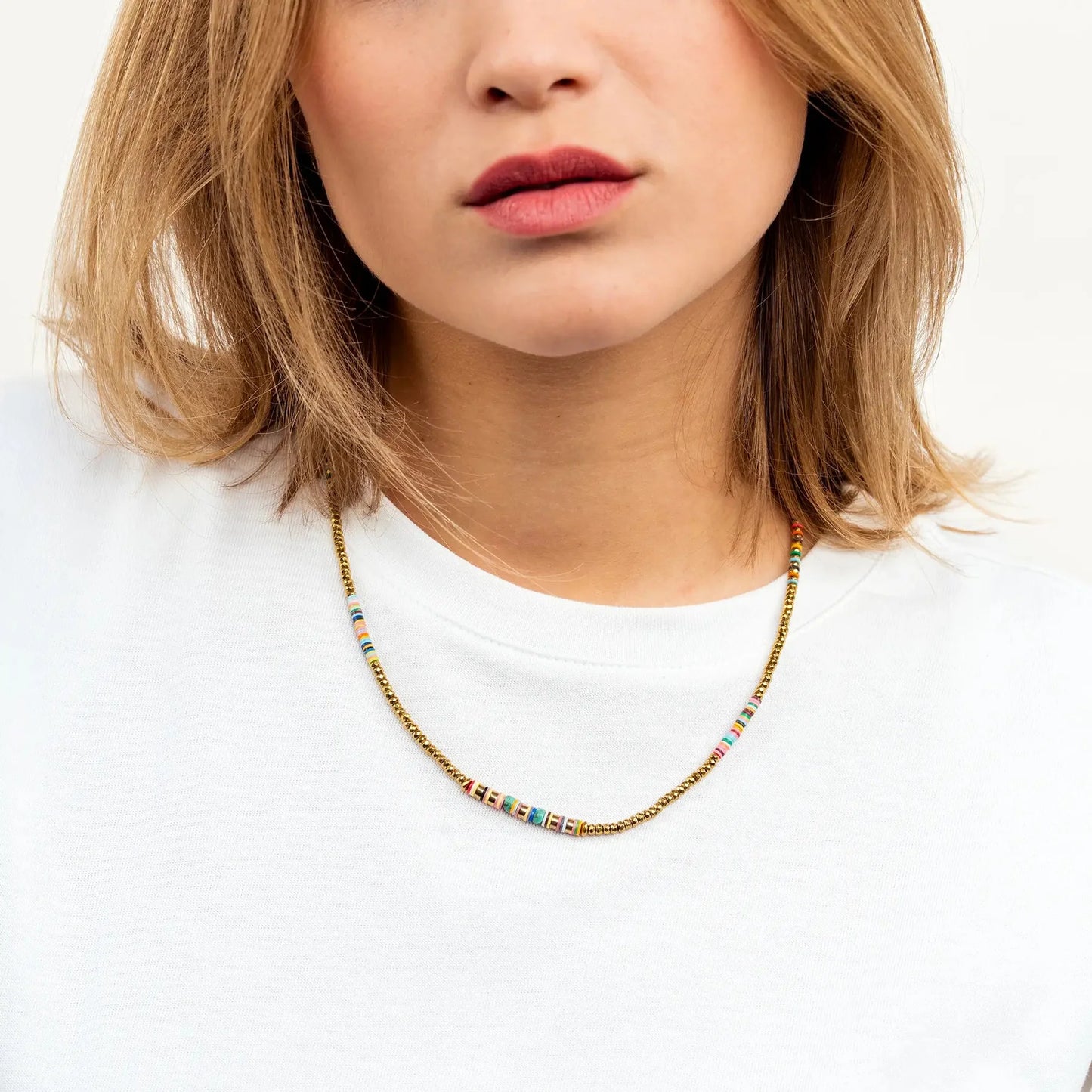 HAPPY 3 - Gold & Multicolore — vue generale — Sophie et Ju