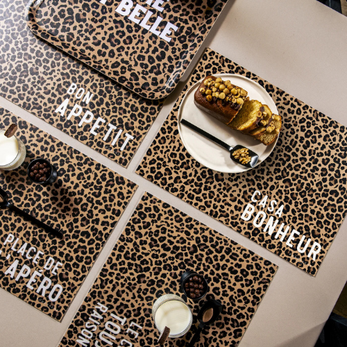 Set de table léopard