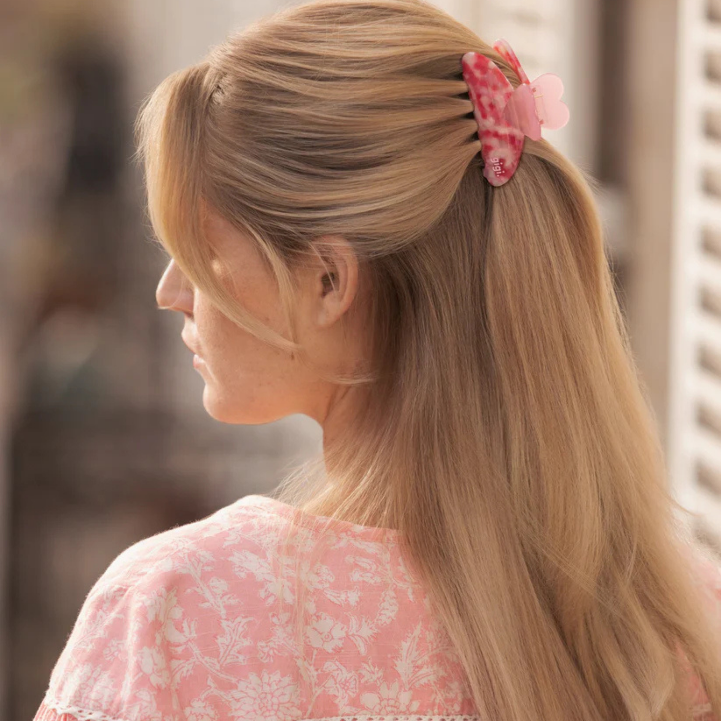 Pince coeur Blush — vue de cote — Sophie et Ju