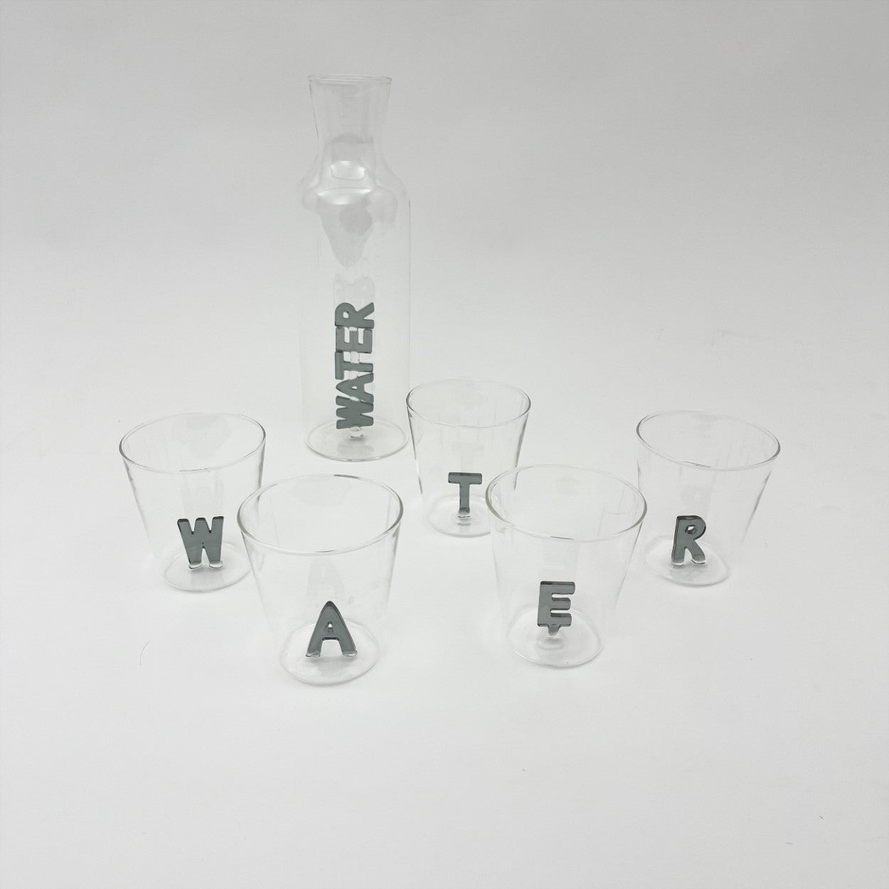 Set de 5 verres WATER Smoke
