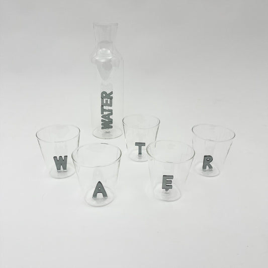 Set de 5 verres WATER Smoke