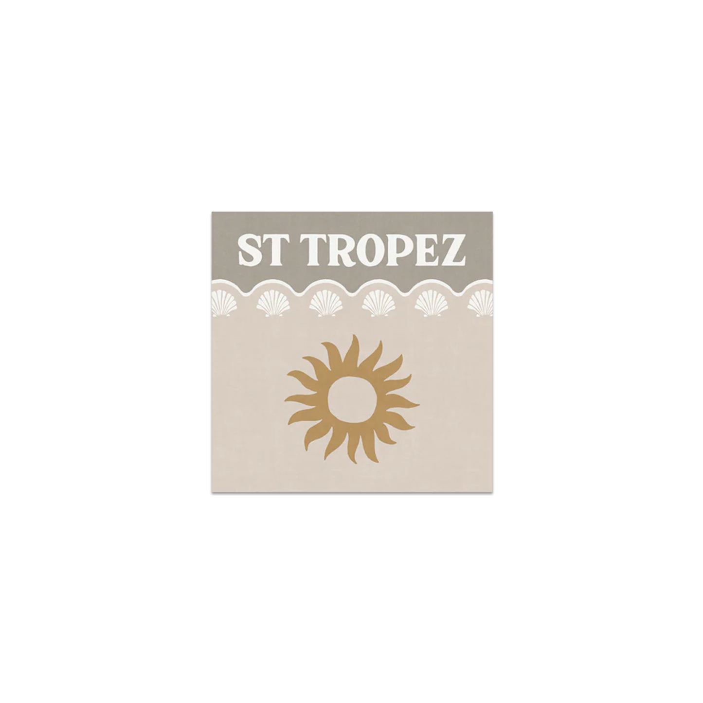 Set de 6 dessous de verre St Tropez