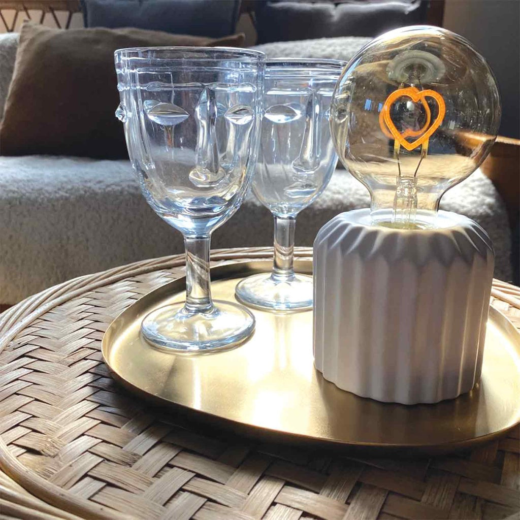 Verre à pied visage par 6