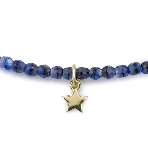 Collier et Bracelet 3 tours STAR Gold - Denim