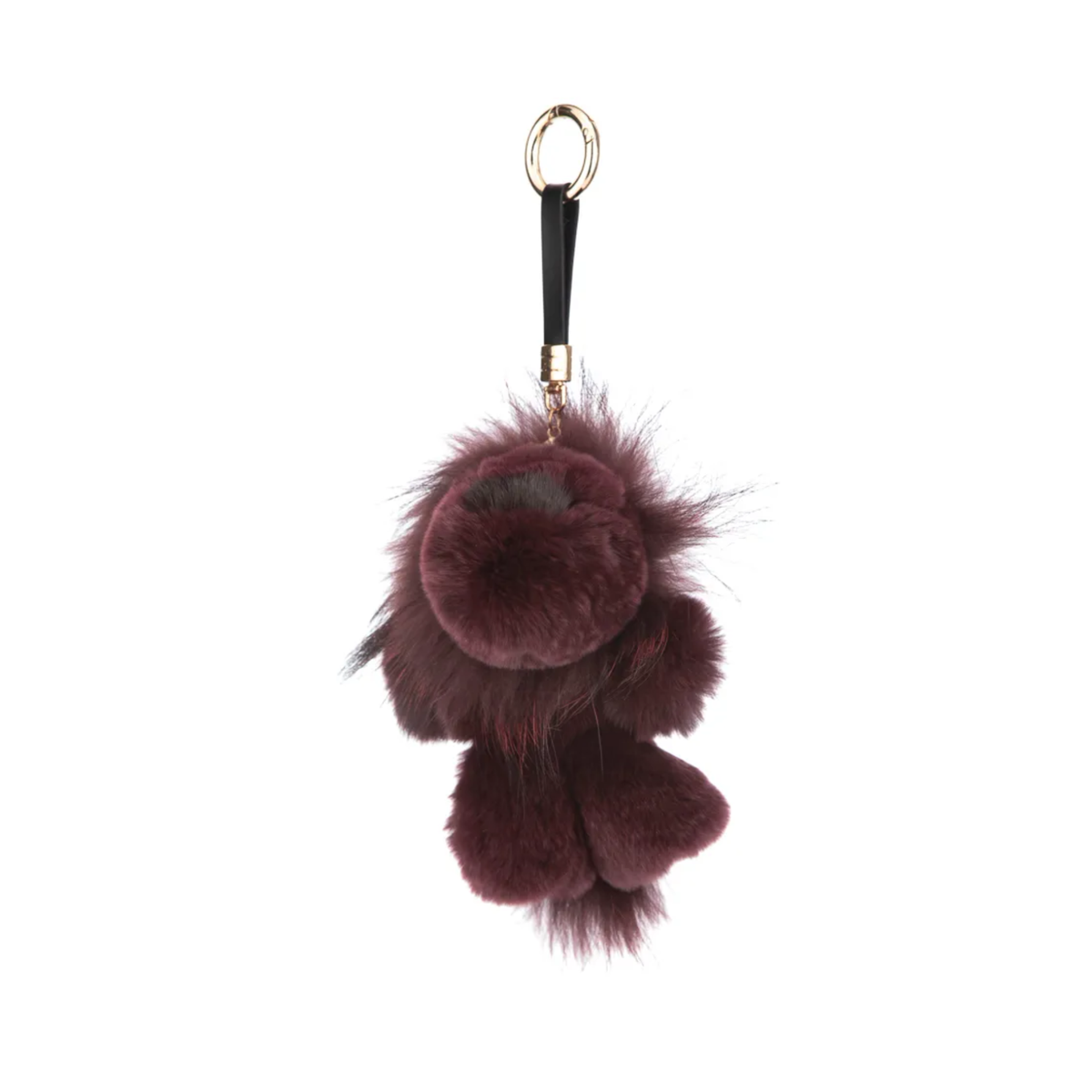Porte-clés Nounours bordeau