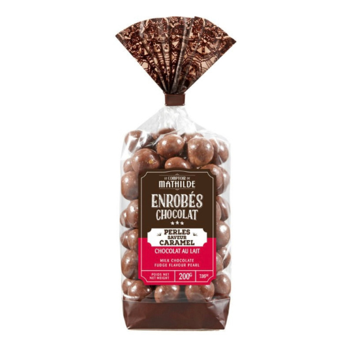 Perles Saveur Caramel Chocolat Au Lait Sachet 200G