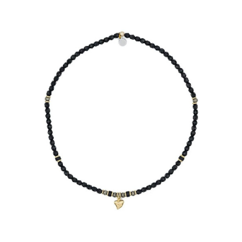 Collier ras du cou - BAGHERA - Noir Mat