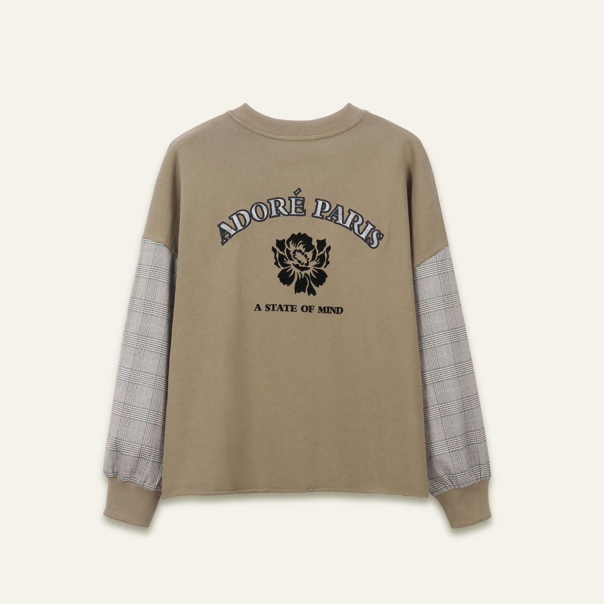 Sweat-shirt Benito kaki