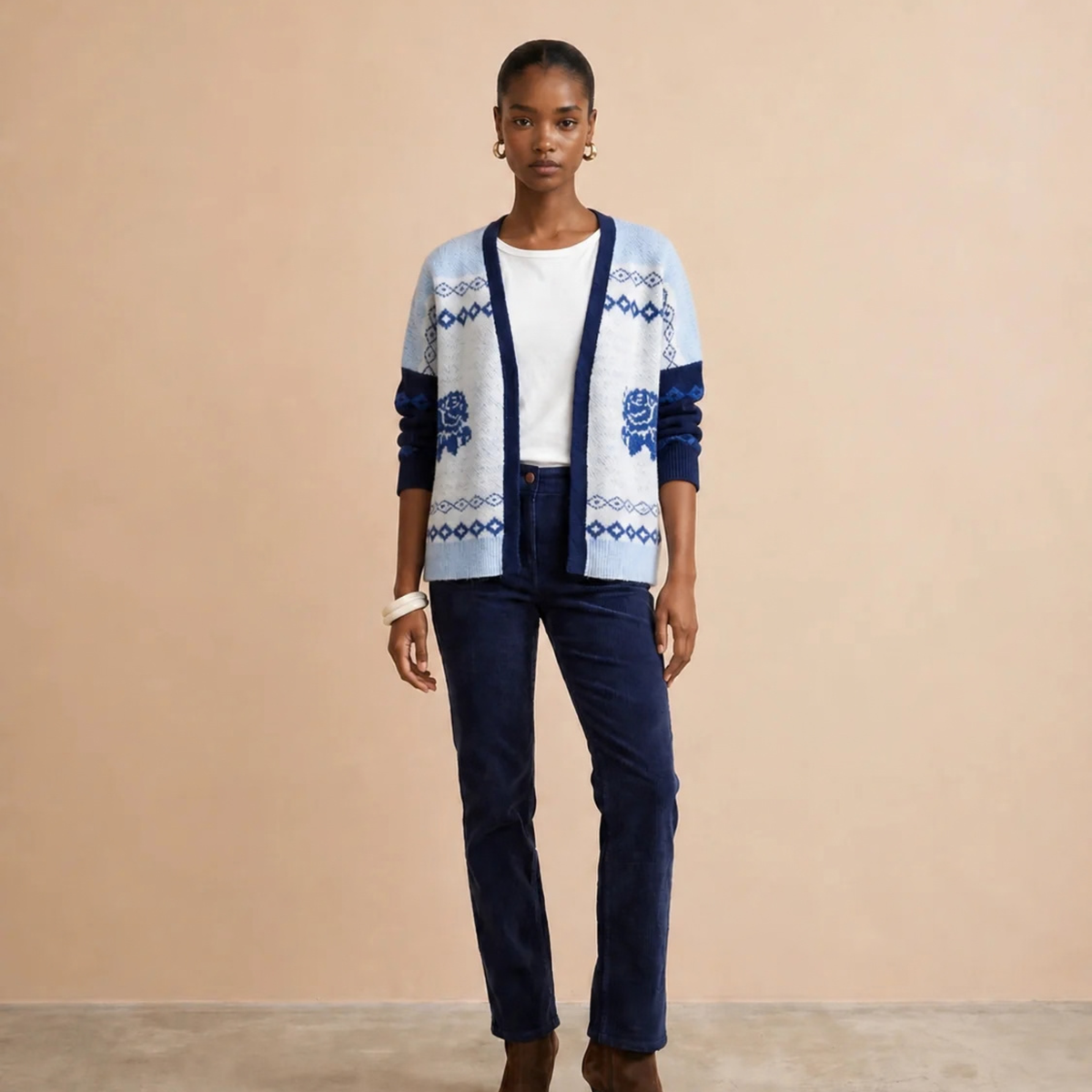 Gilet AZALEIA bleu