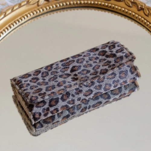 Pochette à bijoux Catherine en léopard