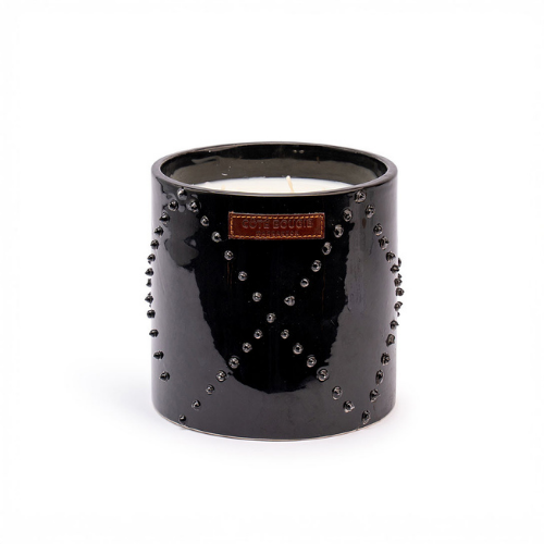 Bougie NOMAD NOIR - L — vue de face — Sophie et Ju