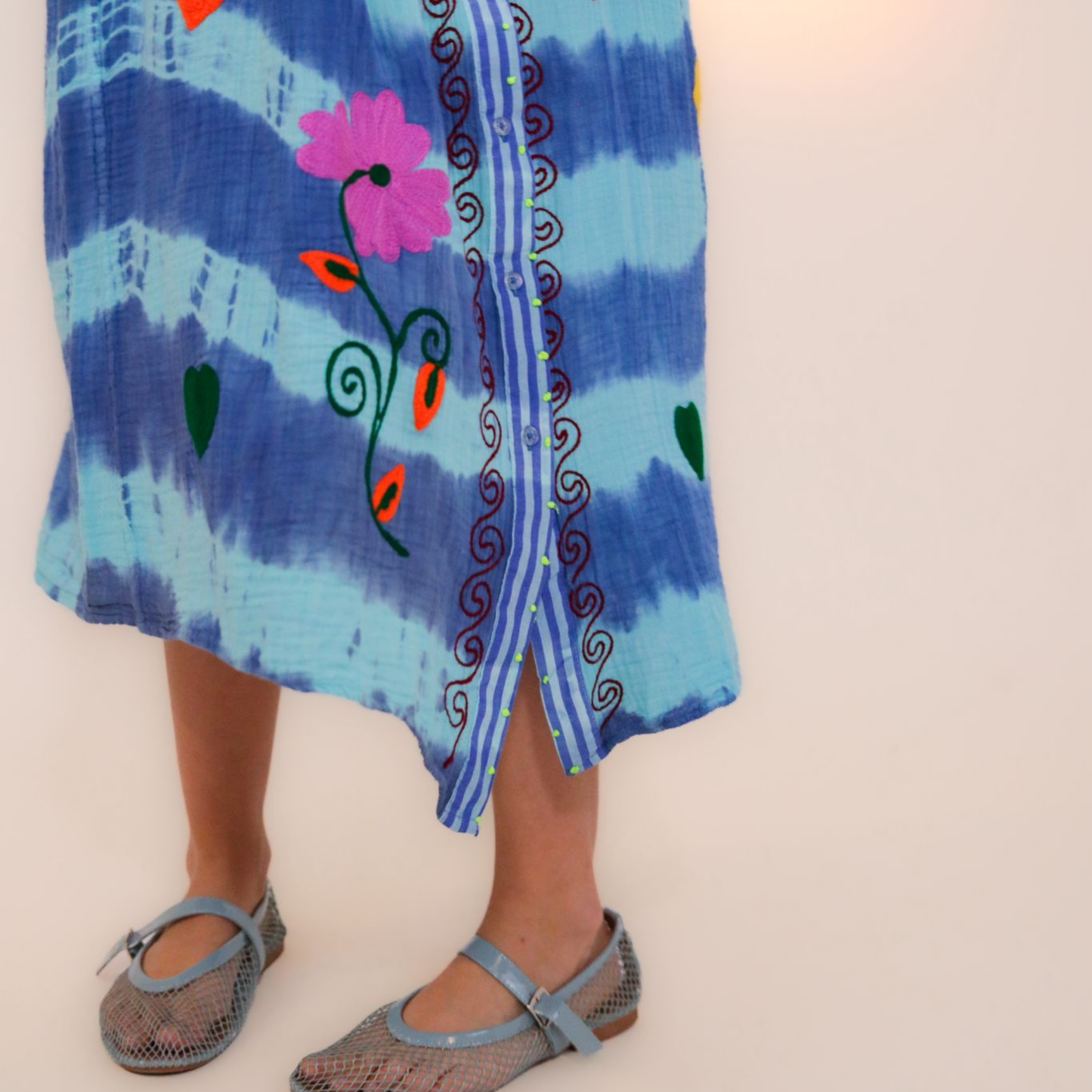 Robe longue tie & dye