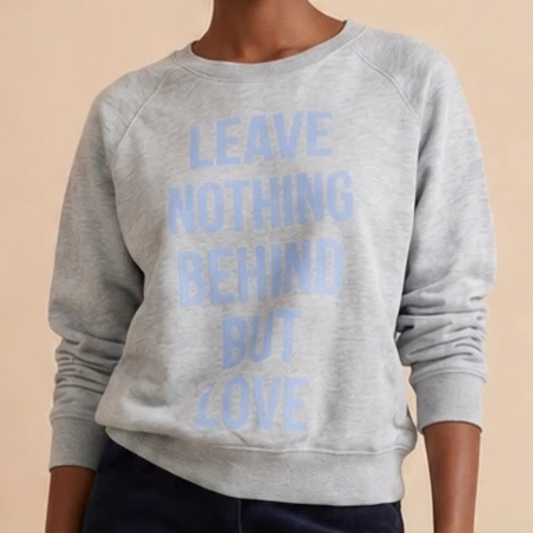 Pull LOVING gris chiné