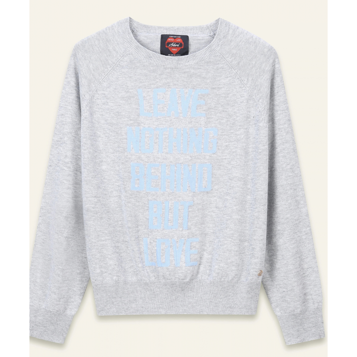 Pull LOVING gris chiné