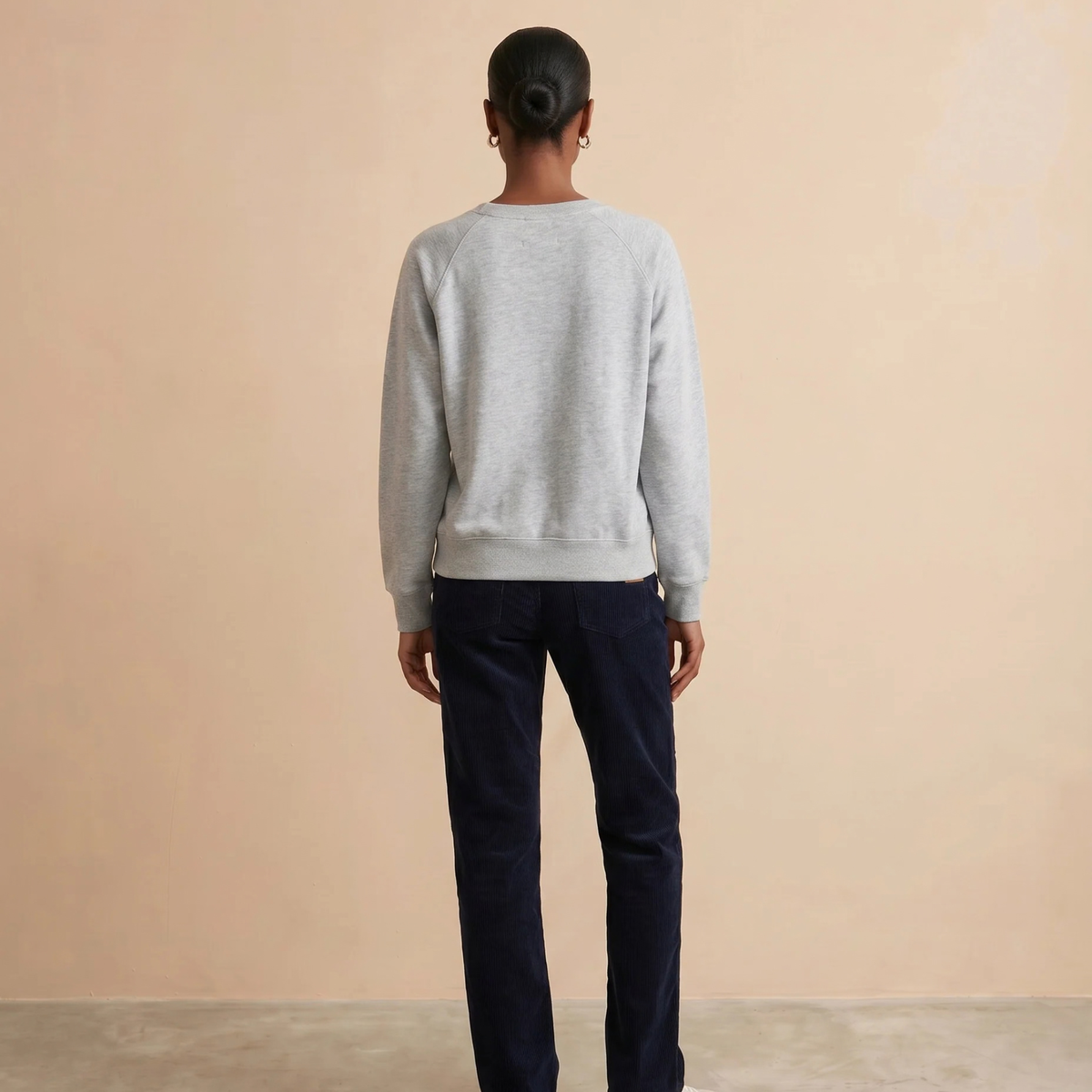 Pull LOVING gris chiné
