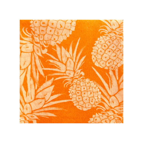 Serviette ananas orange