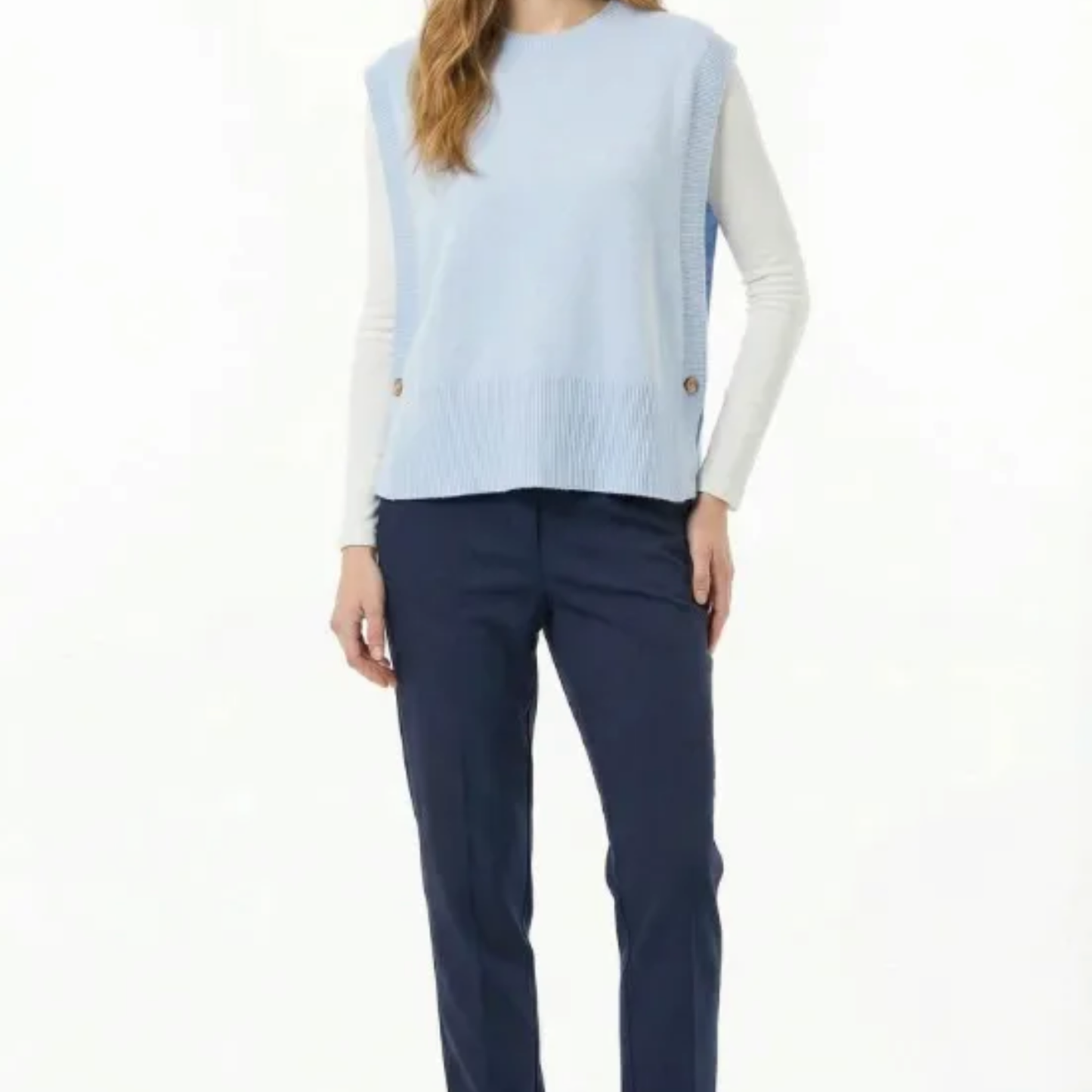 Pull sans manches — detail — Sophie et Ju