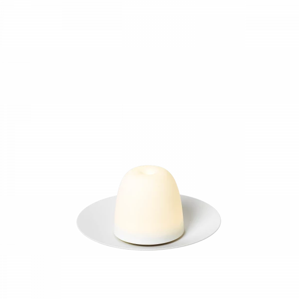 Lampe de Table Blanche — vue de cote — Sophie et Ju