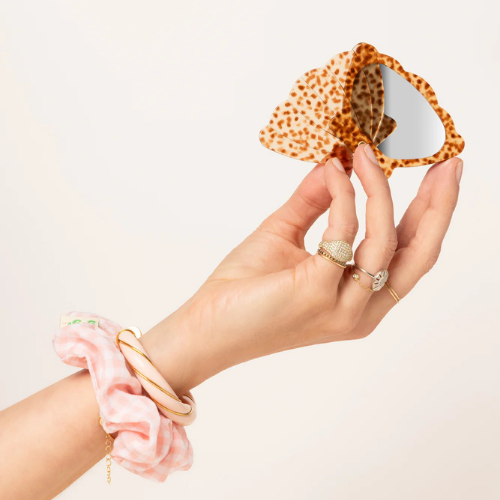 Miroir coquillage tigre