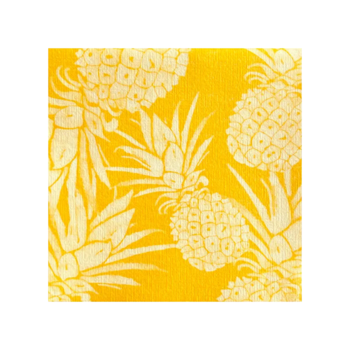 Serviette ananas jaune