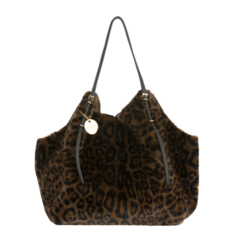 Cabas en fausse fourrure