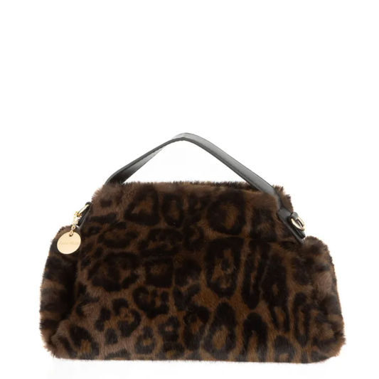 Sac bourse léopard