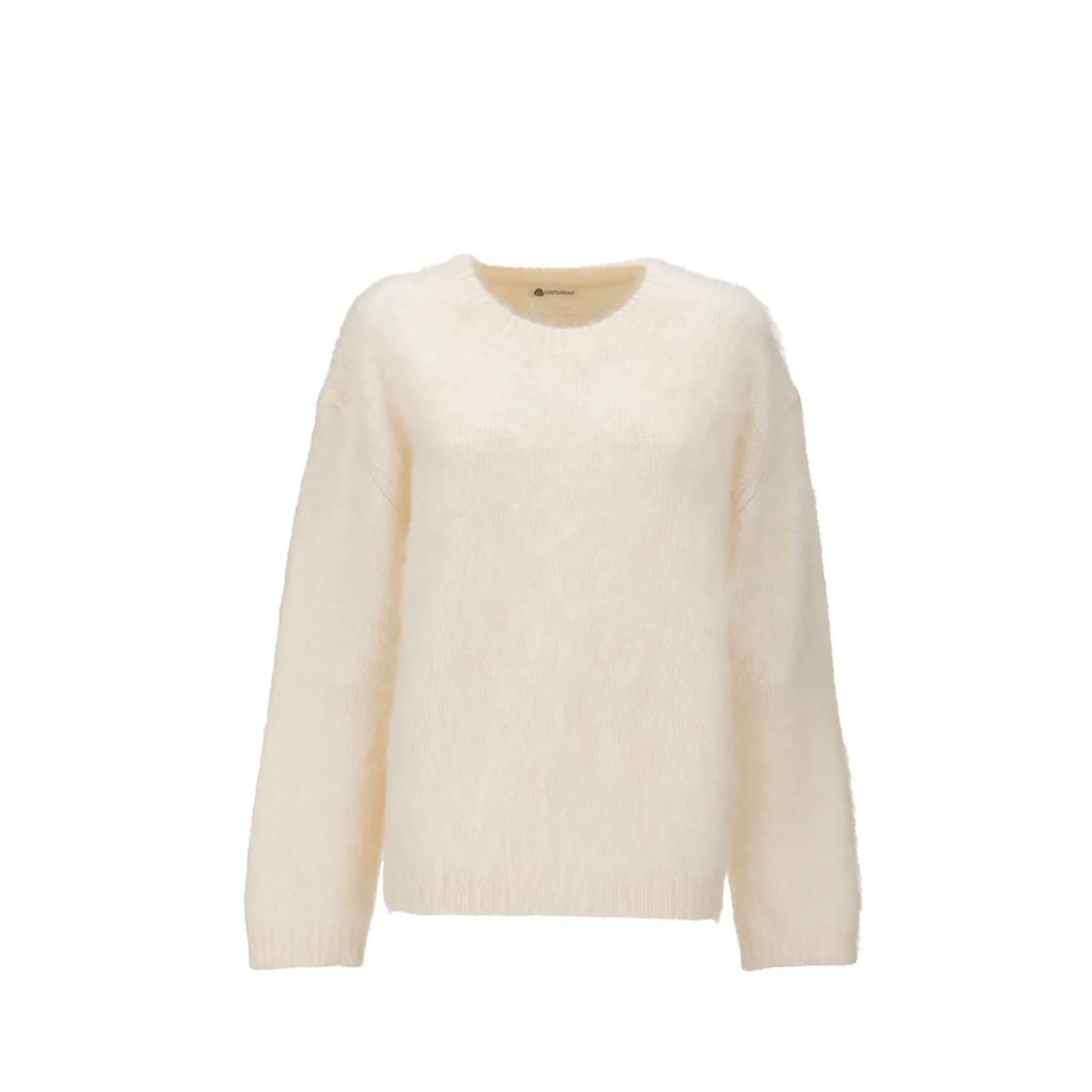 Pull en laine écru