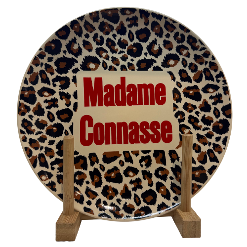 Lot de 4 Assiettes Léopard