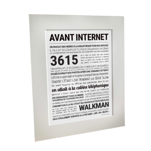 Affiche Avant Internet