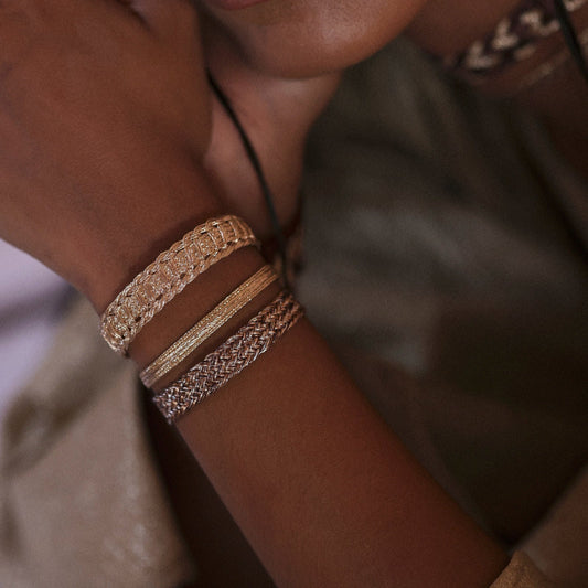 Bracelet Box n°1 - Silver Cocoa Espresso