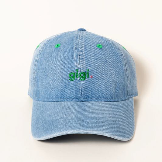 Casquette denim
