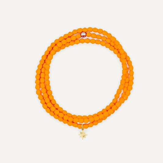 Collier-Bracelet Orange