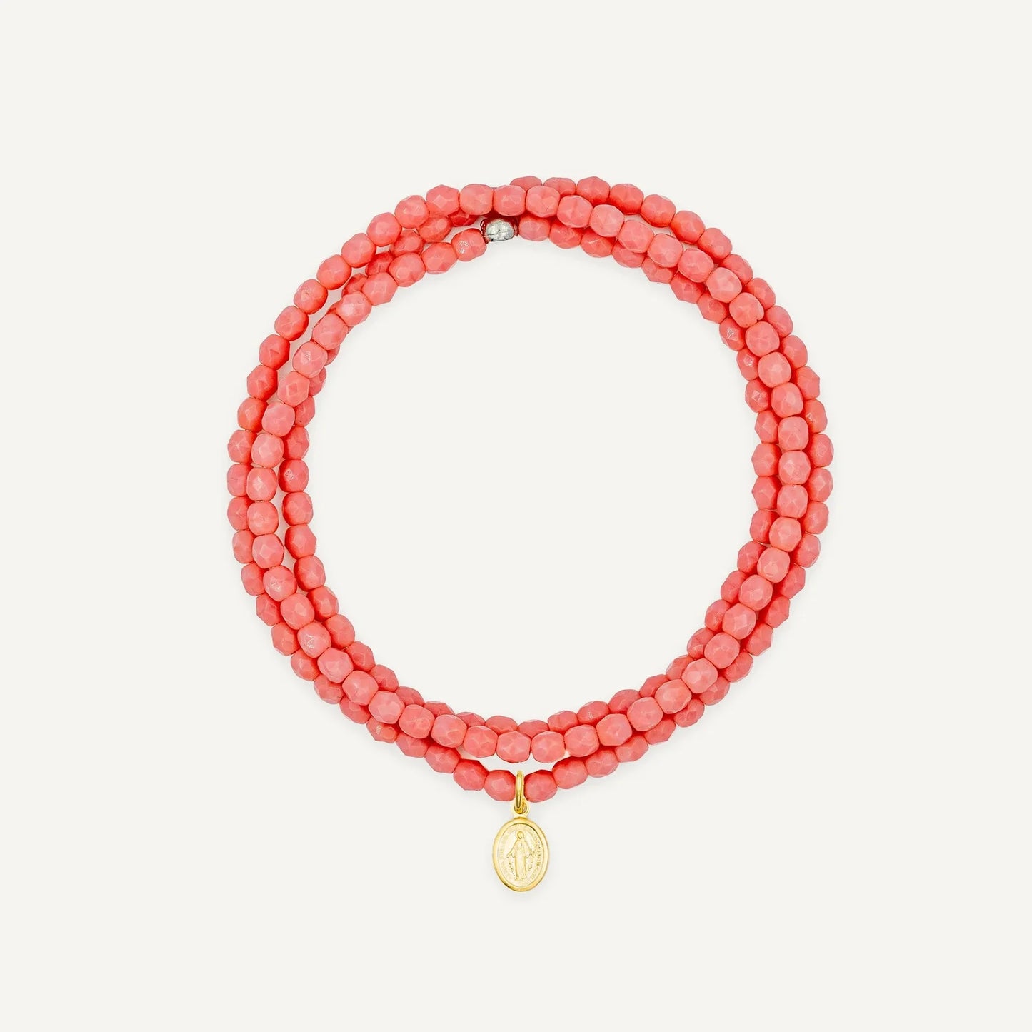 Collier-Bracelet Rose Poudré — Sophie et Ju