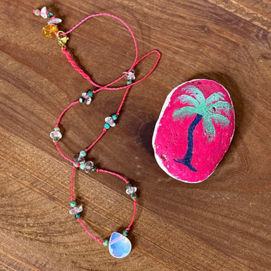 Collier Candy Drop - Flamingo