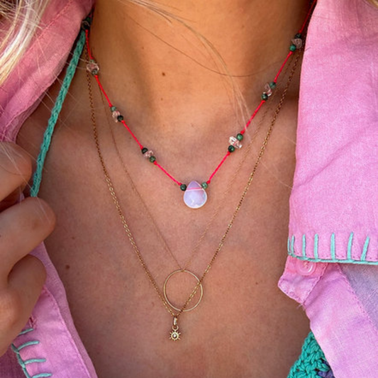 Collier Candy Drop - Flamingo