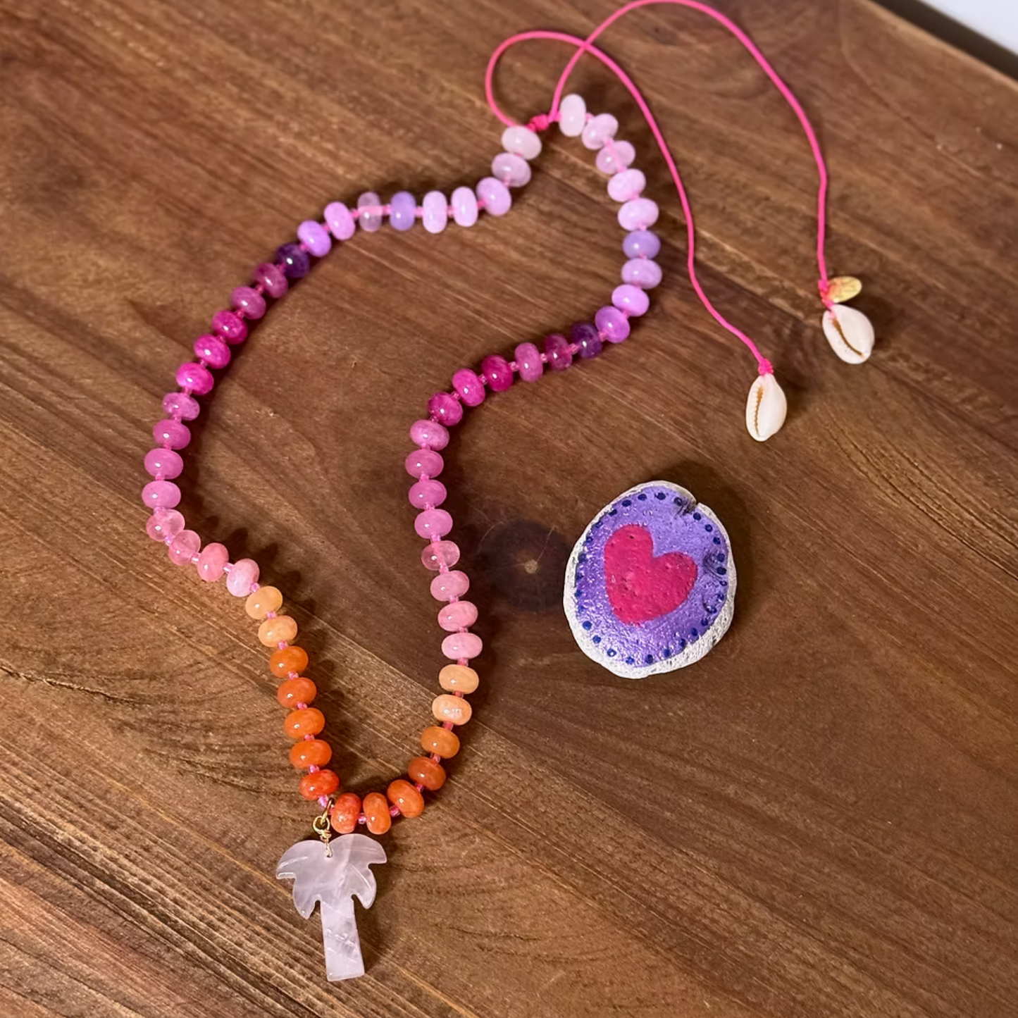 Collier Palmito Sunset — Sophie et Ju