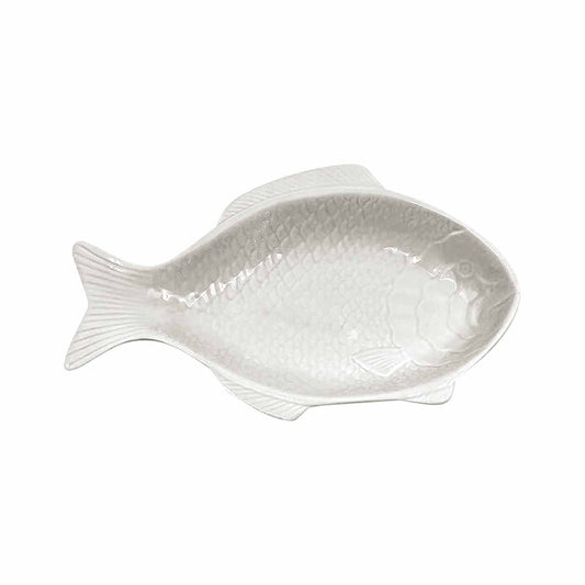 Coupelle poisson blanc cassé