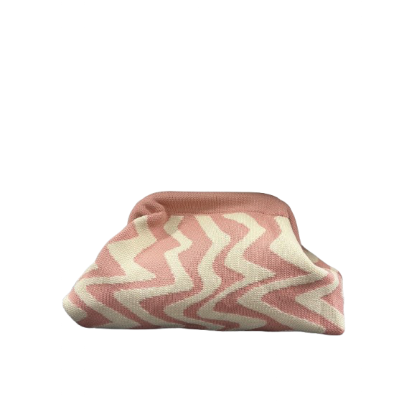 Pochette bourse zigzag rose