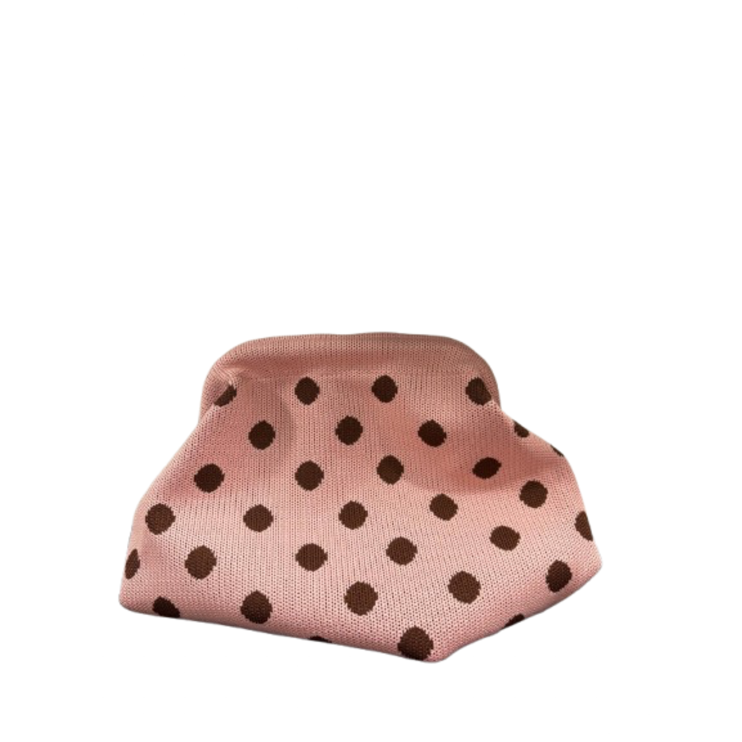 Pochette bourse pois rose