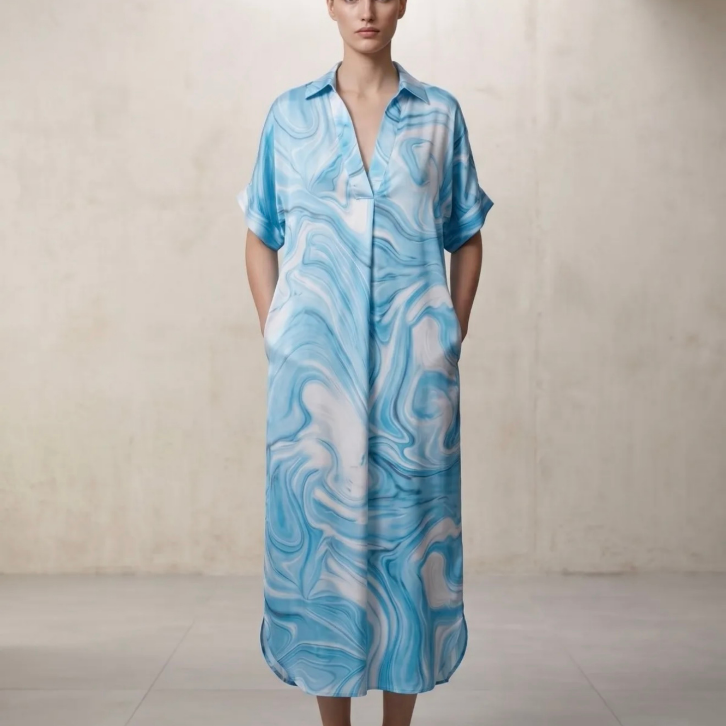 Robe bleu