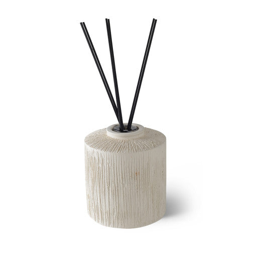 Diffuseur céramique striée blanc 500 ml - Fleur d'oranger