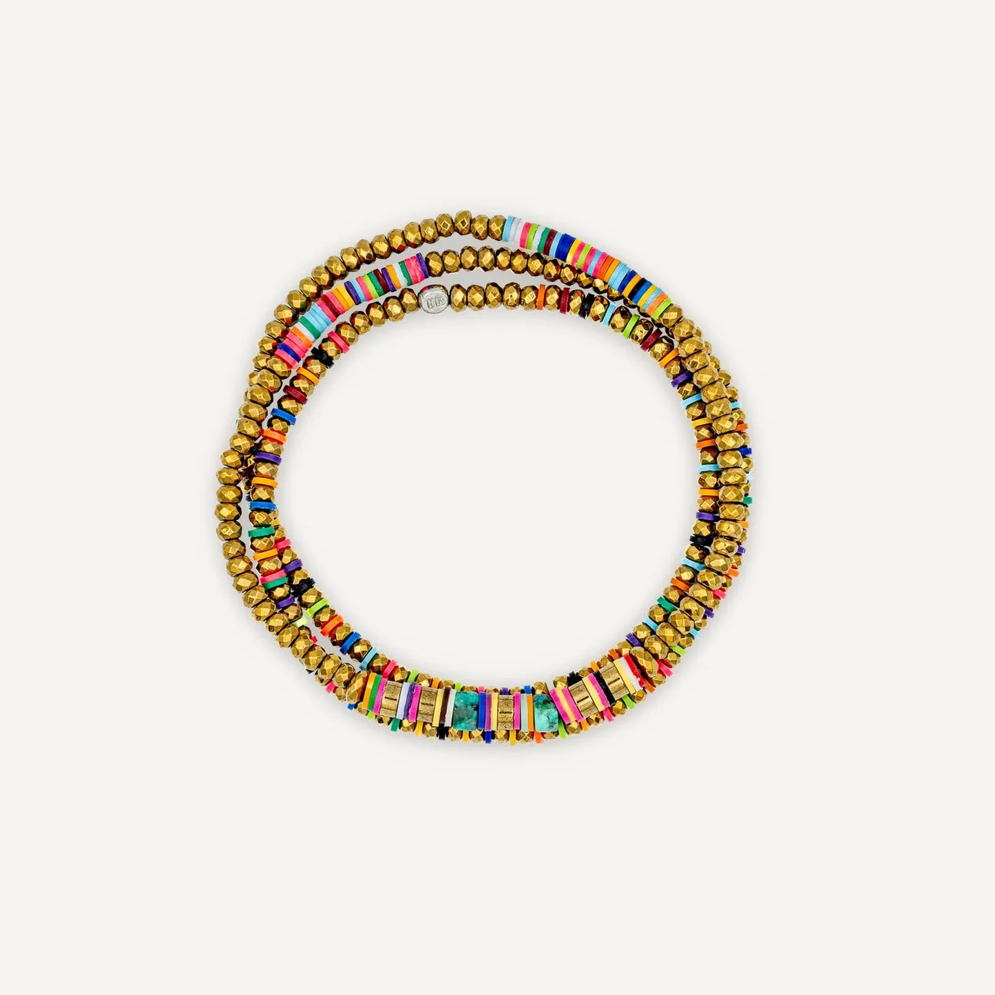 HAPPY 3 - Gold & Multicolore — Sophie et Ju